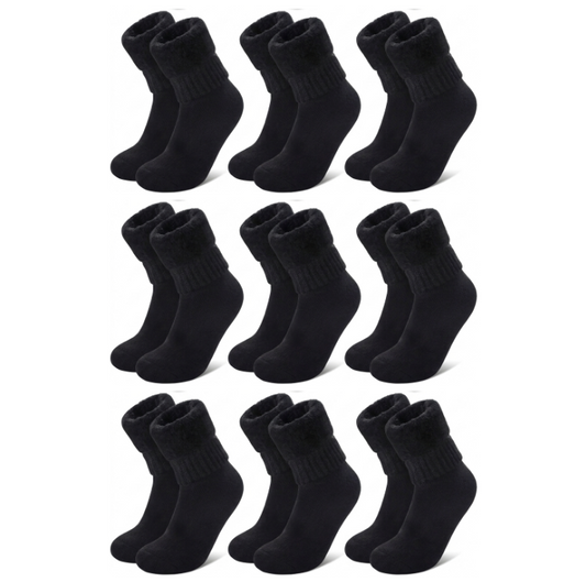 9 Paar Plüsch-Thermosocken
